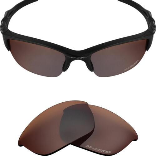 Mryok+ POLARIZED Resist SeaWater Replacement Lenses for Oakley Half Jacket 2.0 Sunglasses Bronze Brown