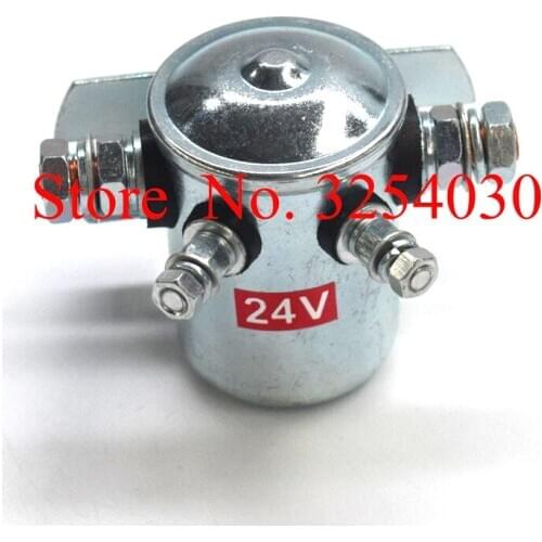 Unusual Domestic Silver 24V 100A DC Lifting Contactor for Electric Tourist Coach or Sightseeing Car Electric Pallet Trucks