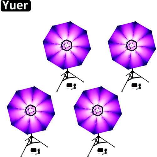 4Pcs/Lot NEW DJ Equipment 20inch LED 114Pcs 0.2W RGB 3IN1 Magic Blumen Light For Stage Effect Light Party Disco Club DJ Lights