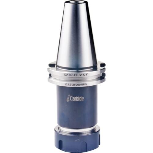 New iCarbide 5/8-11 CAT40 ER32 4" Collet Chuck Tool Holder CNC Machine Tools USA STOCK