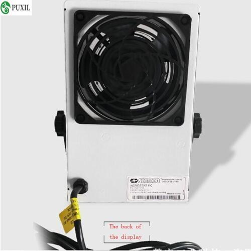 Professional antistatic ionic fan base ionizers eliminate static electricity 25W 110V / 60Hz or 220V / 50Hz 45 45 110CFM