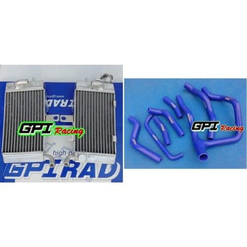 Radiator &blue hose for Honda Transalp 600 XL600 XL XRV650 Africa Twin