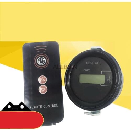 For CATERPILLAR CAT 305 306 307D 320D2 336D2 Hour meter Timer Working Hour meter Timer with remote control Excavator Accessories