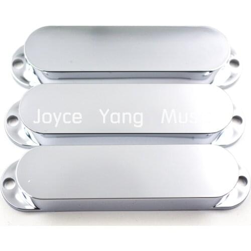 Niko Reflective Silver No Hole Closed Single Coil Pickup Covers For ST/TL Style Electric Guitar Free Shipping Wholesales