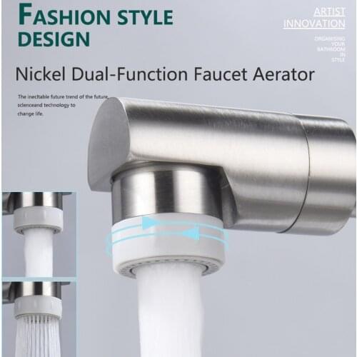 22-24mm RotatableAnti-Splash Faucet Aerator Anti Splash Filter Faucet Movable Kitchen Tap Water Saving Nozzle Sprayer
