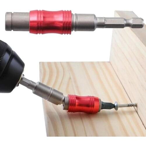 1/4″ Magnetic Screw Drill Tip Change Locking Bit Holder Quick Spring Release Drill Screw Tool Drive Guide Drill Bit Extensions
