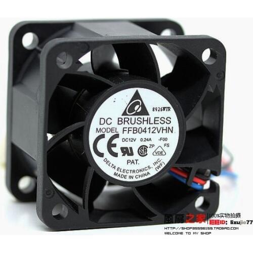 Free shipping Delta FFB0412VHN 4E73R 4028 40*40*28MM 4CM 12V 0.24A DC Cooling Fan
