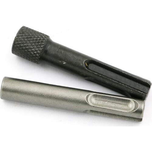 2PCS/Set SDS to 60mm 1/4 Inch Hex Shank Drill Bit Holder Converter Socket Nut Impact Driver Drill Hammer Bit Adapter Set