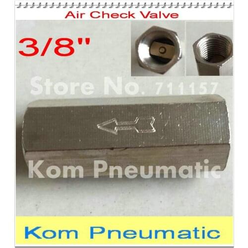 2pcs a lot Free Shipping CV Seriess 3/8" bsp 3/8 inch Thread Female One Way Compressor Water Air Check Valve One-way Full Ports