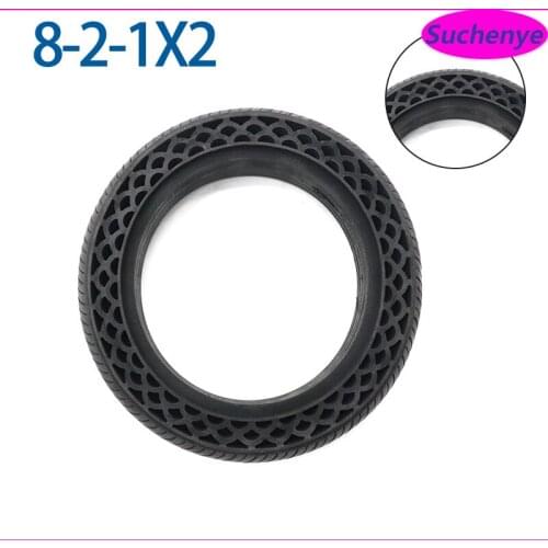 8.5x2 Thickened Honeycomb Tubeless Tyre 8.5 inch 8 1/2x2 Solid Tire for Xiaomi Mijia M365 Electric Scooter