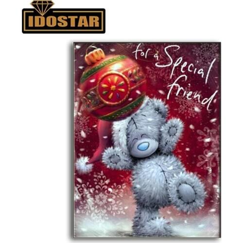 Diamond Embroidery Sale Cartoon Bear Full Drill Square/Round 5D Diamond Painting Cross Stitch Christmas Home Decoration Gift