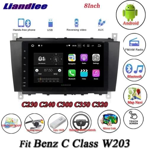 Car Android Multimedia System For Mercedes Benz C Class W203/C230/C240 2004-2007 Radio GPS Navigation HD Screen