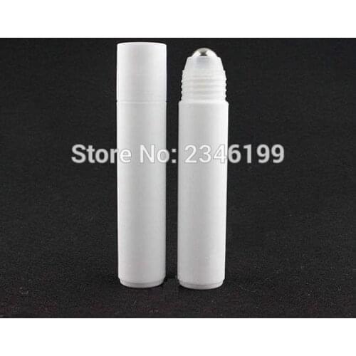 35ML White Bottle with Roll on Glass Bead or Steel Bead, Antipruritic liquid Roller Bottle, body Cream Roll on Bottle,30 Pcs/Lot