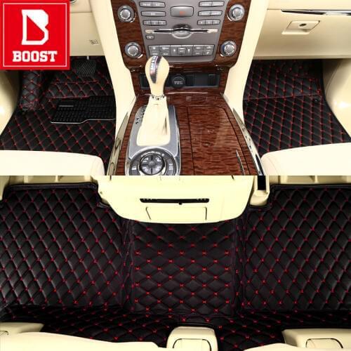 Boost Car Floor Mats For Toyota Prado Fj120 Fj90 Fj150 Fj95 Waterproof Custom Automobile Auto Foot Pads