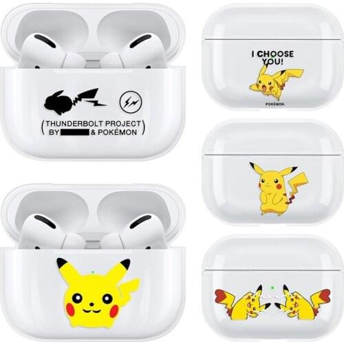 Anime Pokemon Pikachu for Air Pods Pro 2 1 Headphone Case for AirPods Pro 2 1 Case TWS Wireless Bluetooth Earphone Cute Cases