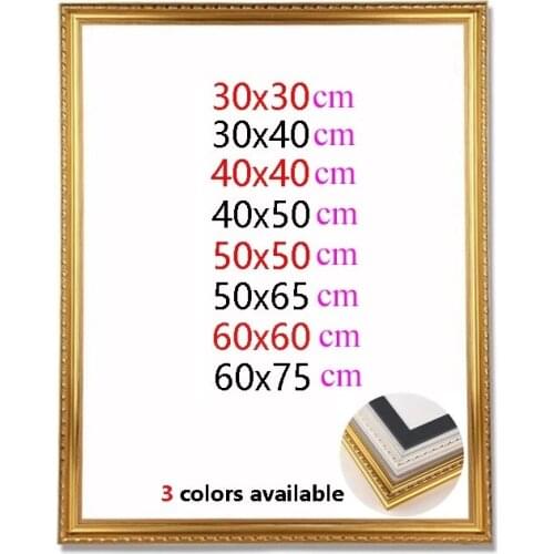Outter Frame For Diy Canvas Oil Painting By Numbers Wood Frame Wall Diamond Painting Embroidery Picture Frame Photo Frame