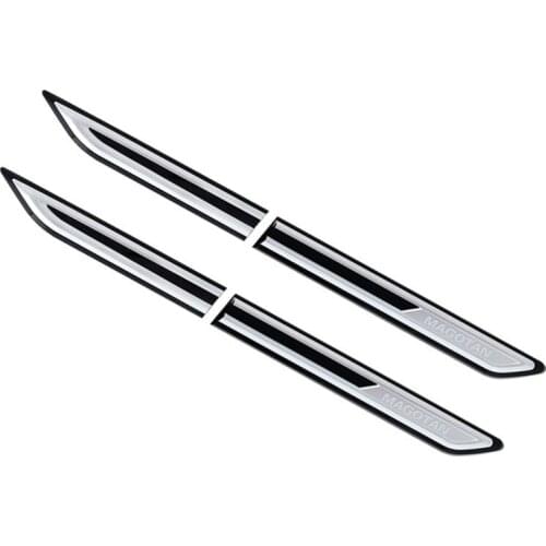 Car Chrome Car Side Fender Decoration Sticker Fender Trim Accessories for Magotan Passat B8