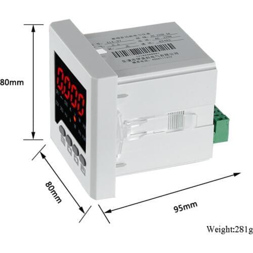 AC85-265V 220V 5A LCD Power Meter Single-phase Multi-function Digital Meter All-electric Energy Network Instrument ELE-D7
