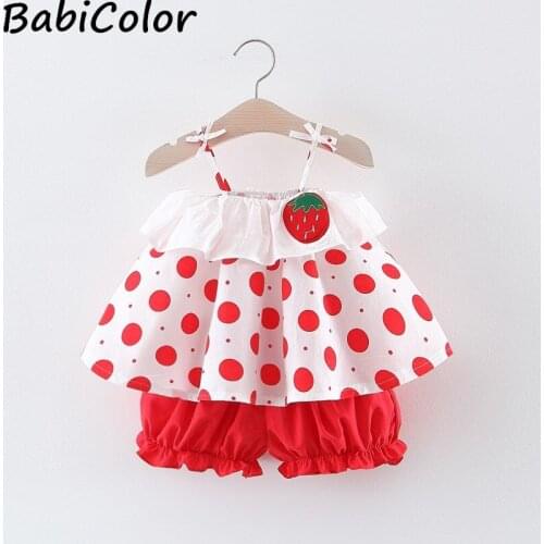 2021 Fashion Baby Suits Baby Clothing Set for Boys Girls Cute Summer Cartoon Clothes Set Cotton Top+Shorts Kids Clothes Outfits
