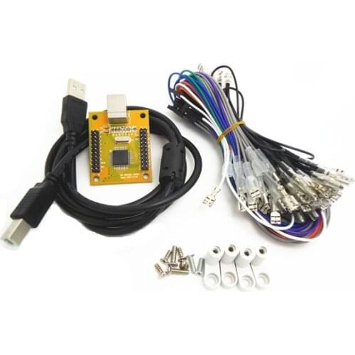 4.8 Connector for PC PS 3 2 in 1 USB Driver 2 player mame arcade jamma to multicade USB Keyboard encoder