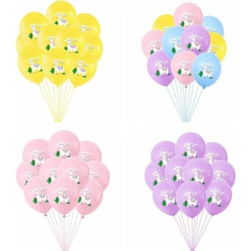 Mexican Party Alpaca Cactus Foil Balloon Alpaca Llama Banner Bachelorette Pinata Balloon Party Decor Summer Birthday Supplies