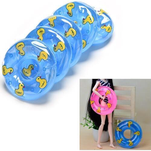 Mini 1:6 Doll Swimming Buoy Lifebuoy for Dolls Babies Kids Children Toys Color at Random 5 Pcs/lot Wholesale