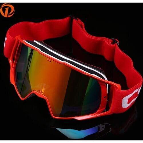 POSSBAY Man Women Motorcycle Goggles Glasses Colorful Motocross Eyewear Bike For Snow Sports Skiing Outdoor Cycling Goggles
