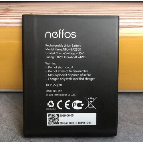 New Original 2300mAh NBL-43A2300 Replacement Battery For TP-link Neffos C5s TP704A TP704C C5A TP703A Batteries