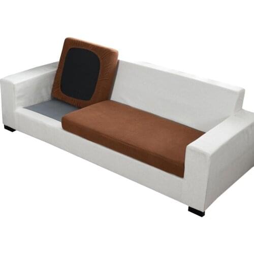 Home Decoration Solid Color Sofa Cushion Cover Elastic Protector Sofa Cover Personality Matching Washable Couch Cover Slipcover