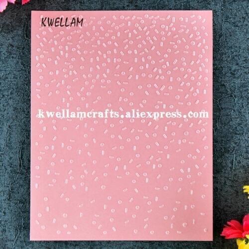 Dots Plastic Embossing Folder For Scrapbook DIY Album Card Tool Plastic Template 12.1x15.3cm KW9012113