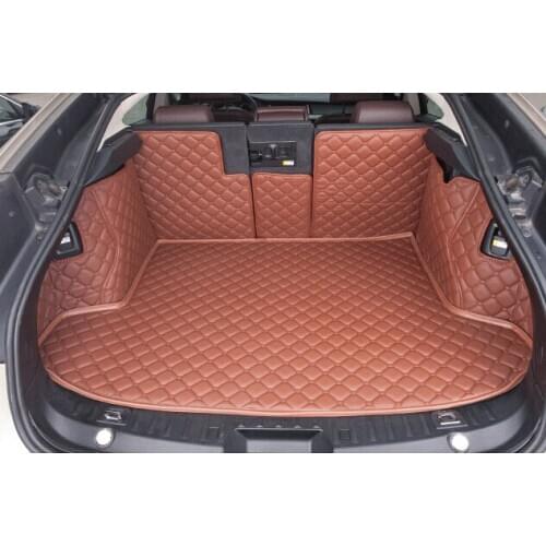 Full Covered Non Slip No Odor Special Car Trunk Mats for BMW 535i GT F07 Waterproof Durable Boot Carpets