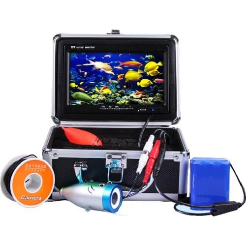 Underwater Fishing Visual Camera System 7" TFT LCD Monitor 30m Fish Finder 90 Degree View HD Color Camera