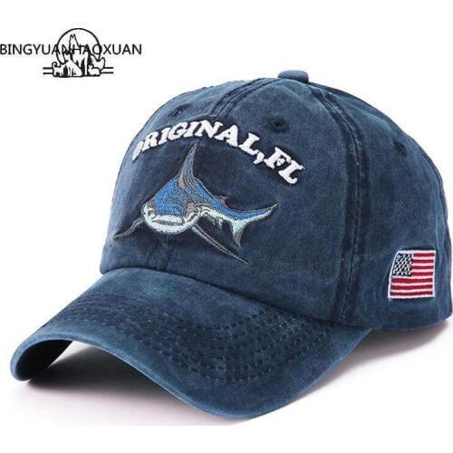 High Quality Washed Baseball Cap 100% Cotton Snapback Cap Embroidery Hat Men Women Vintage Dad Cap Outdoor Sports Caps
