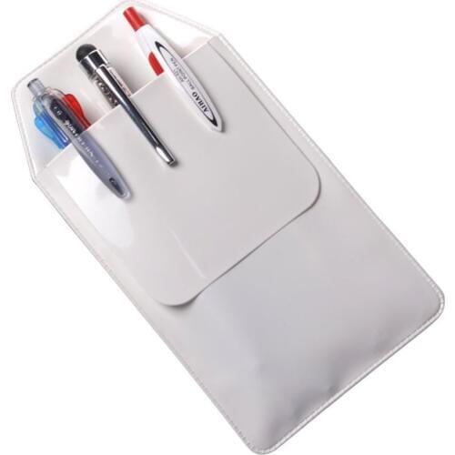 XRHYY 3 Pieces Classical White Pocket Protector for School Hospital Office