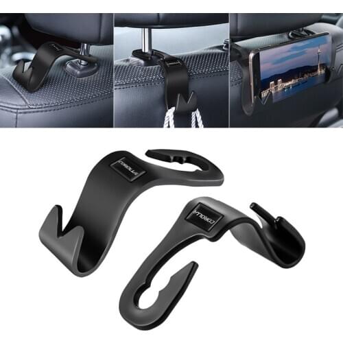 1/2 Pcs Car Clips Seat Back Hooks for Toyota Corolla 2005-2019 Multi-function Storage Car Interior Accessories