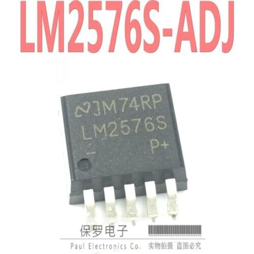 10pcs 100% orginal new adjustable voltage regulator circuit LM2576S-ADJ LM2576-ADJ TO-263 real stock