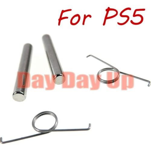 10PCS Steel Rod Shaft Handle Cylinder Linear Rods Axis For Sony PlayStation 5 PS5 Controller Rotating Shaft Spring Stainless