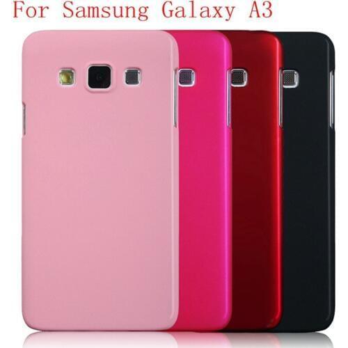 100% New Hot Selling High Quality Multi Colors Luxury Rubberized Matte Hard Case Cover For Samsung Galaxy A3 A3000