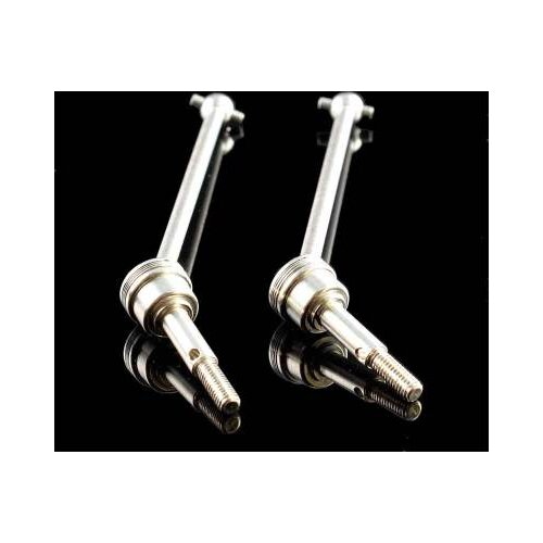 2pcs F/R Steel Universal Drive Shaft Joint For RC 1:10 Electric Himoto E10XT E10XTL Katana Truggy Replacement Spare Parts 33604