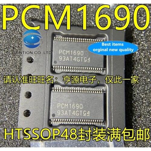 2PCS PCM1690DCAR PCM1690 HTSSOP48 holographic audio converter in stock 100% new and original