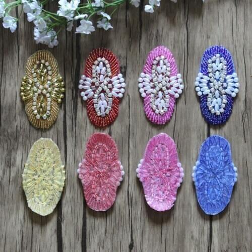 Free Shipping Wholesale 55pcs/lot 3.1'' Rhinestone Applique for Wedding Gown Bridal Sash Evening Wear Rhinestone Patch LS90904