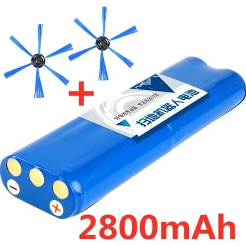 14.8V 2800mAh 18650 Li-ion Battery side brush for Philips Robotics Vacuum cleaner FC8820 FC8810 Vacuum cleaner