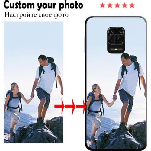 Custom Personalized TPU Phone Case for Redmi Note 9 10 8 7 6 Pro K40 Mi 10 Lite Max Cover Customized Design Picture Name Photo