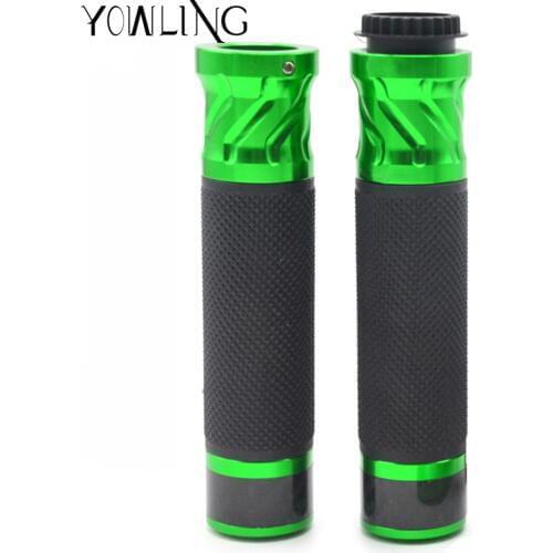 CNC 22MM Handlebar Grips Handle Bar Cap End Plugs For KAWASAKI Ninja ZX6R ZX7R ZX9R ZX10R ZX12R ZX14R Z1000 Z750 ZZR600 ZRX1100