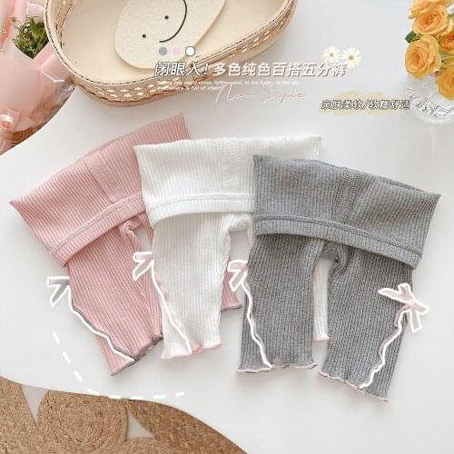 0-3years Baby Girls Cotton Leggings