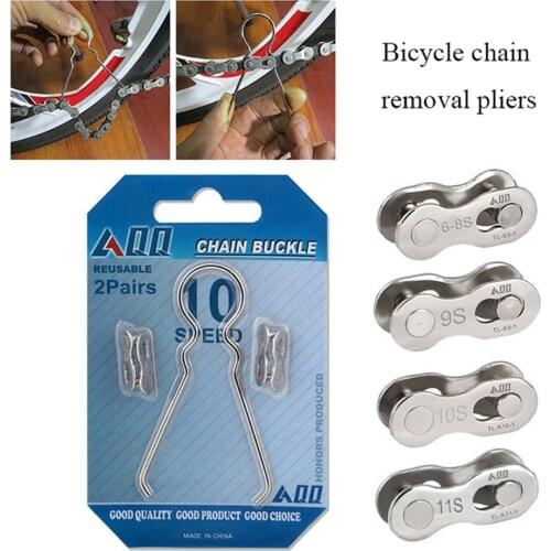 Bicycle Repair Tools 304 Stainless Steel Bike Chain Hooks Connecting Aid Tools Outdoor Portable Emergency Removal Tool Pliers