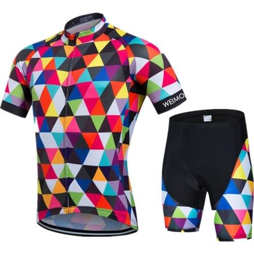 Weimostar Pro Cycling Jersey Set Men Mountain Bike Clothes Summer Cycling Wear MTB Bicycle Uniforms Breathable Cycling Clothing