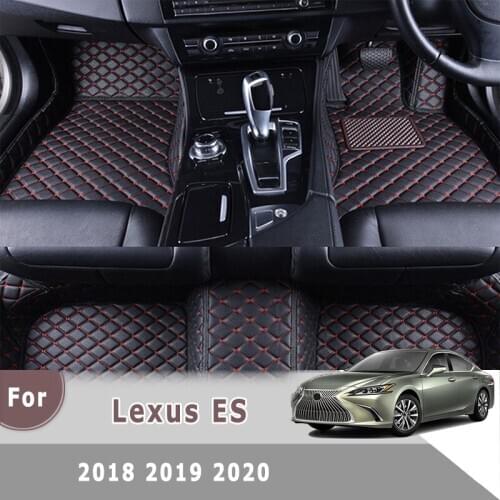 RHD Carpets For Lexus ES 2020 2019 2018 Car Floor Mats Auto Interiors Covers Rugs Styling Protect Waterproof Dash Mat
