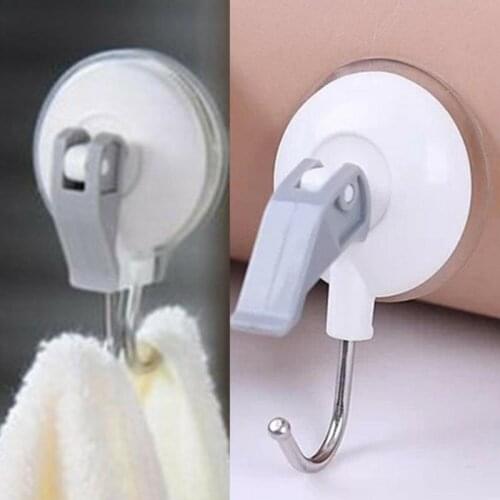 Bathroom/Kitchen Heavy Duty Large Suction Cup Hooks Snap Lever Vacuum Holder Adhesive Wall Hooks 2/3/5KG Free Shipping