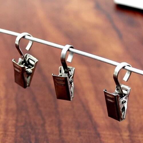 Curtain Hook Curtain Hook Clip Accessories Small Clip Curtain Ring Stainless Steel Hoop Clasp